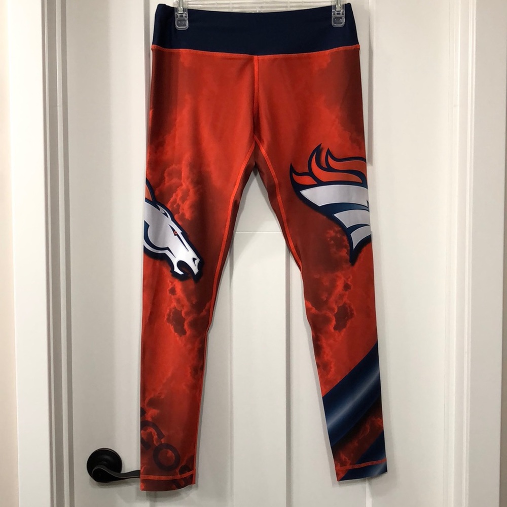 NFL Orange & Navy Denver Broncos Women’s Leggings